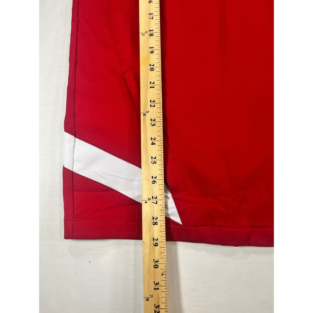 Brooks Mens XL Red Equilibrium Technology Full Zip Running Track Jacket White - Picture 8 of 13